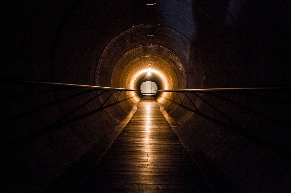 Christopher Townsend's sound installation tunnel